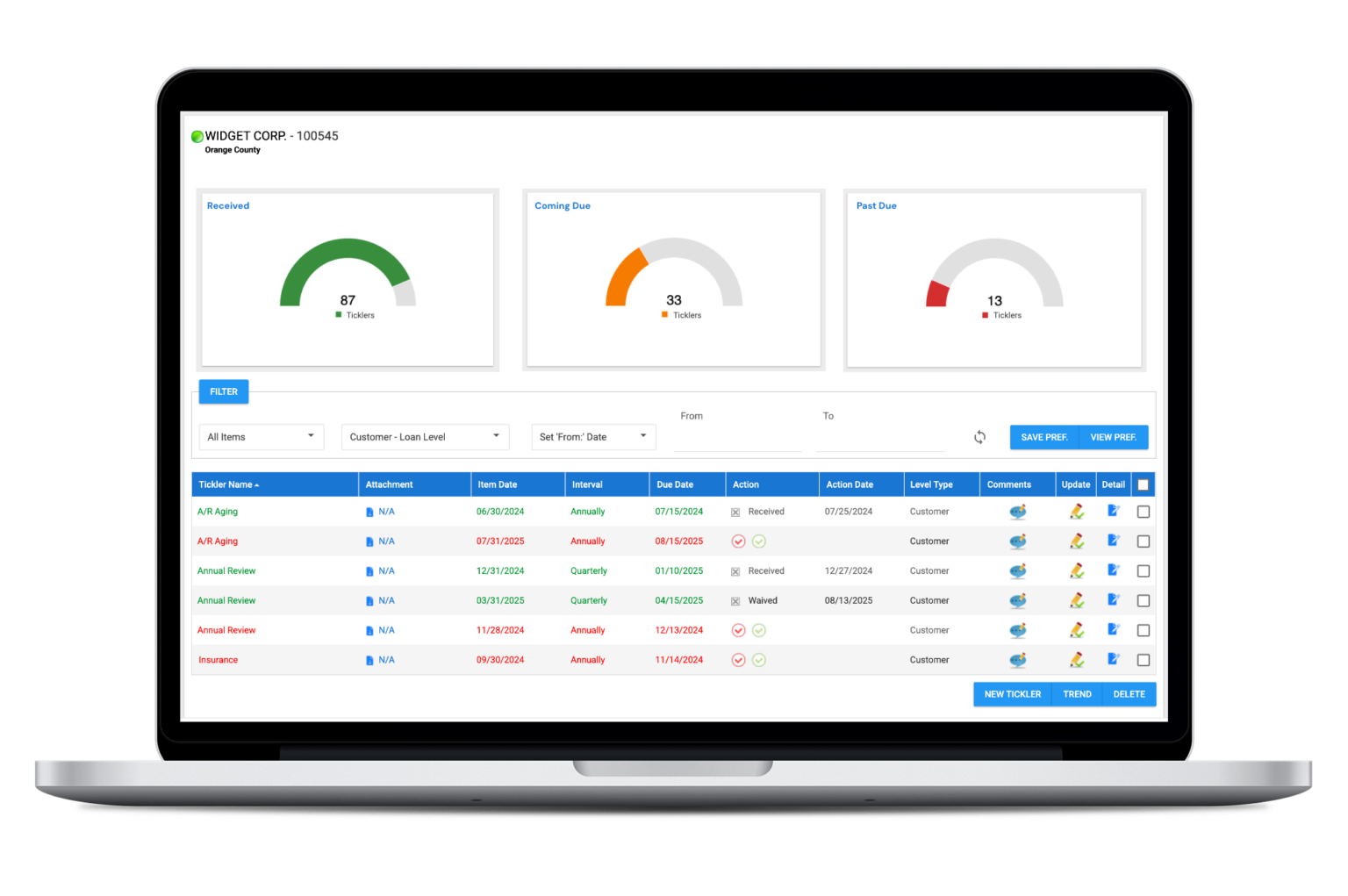 Portfolio Monitoring Software | Global Wave Group