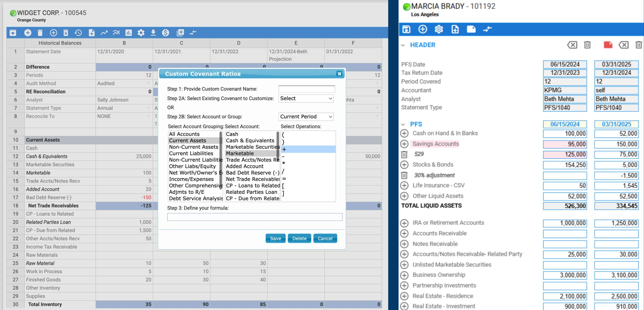 Financial Track Dashboard | AI Automated Financial Spreading Software | Credit Analysis Software | Financial Spreading Automation